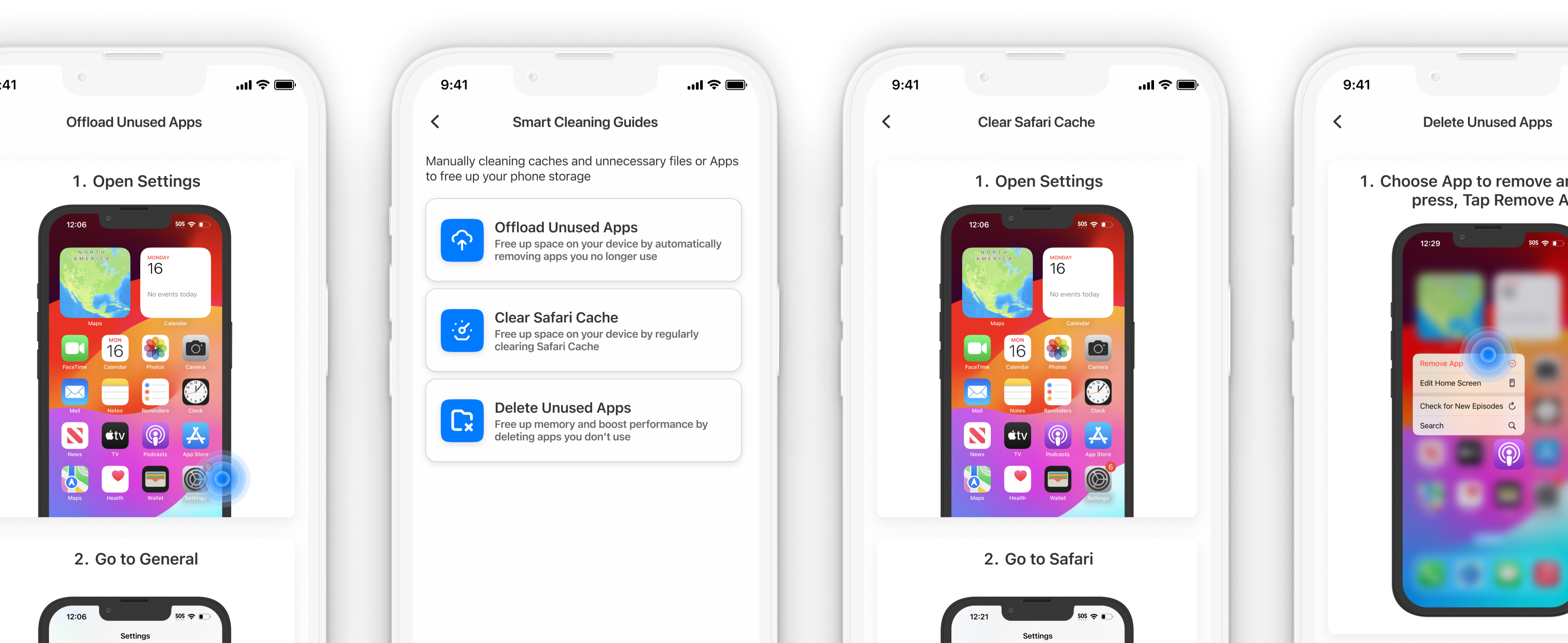 iPhones with Clean Phone Storage Now